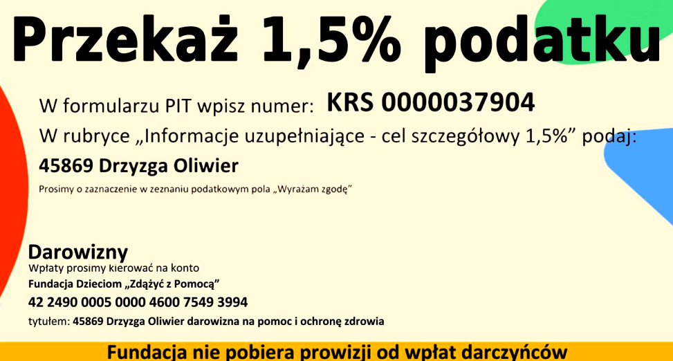 Za waszo pomoc dziynkujymy